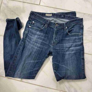 Men's Dark Blue Matchbox Slim Straight Jeans